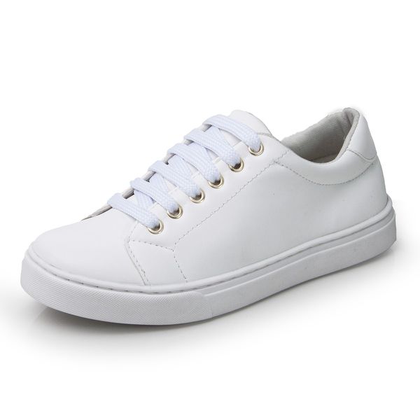 Tênis Feminino Casual P.U Suzy DIfranca - 2844 - Branco