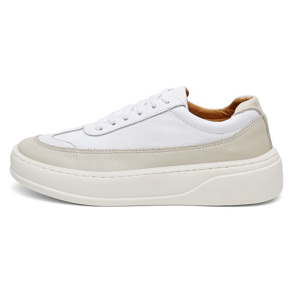 Tênis Masculino Couro DIfranca - TENIS - Off White