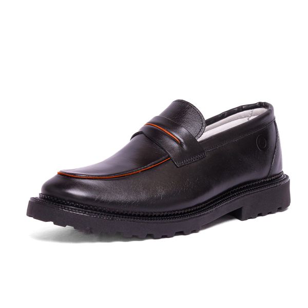 Sapato Casual Masculino Couro Tratorado DIfranca - 22003 - Preto