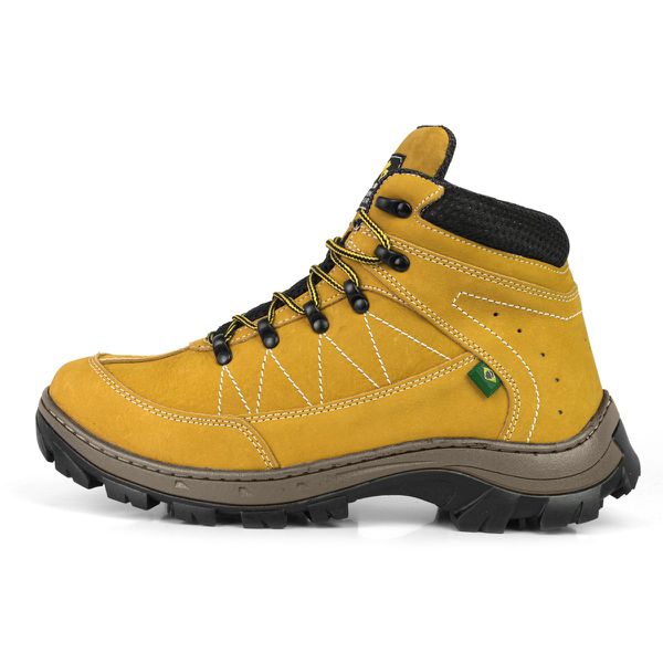 Bota Adventure Casual Couro Nobuck Hiking Extreme Bell Boots - 900 - Milho