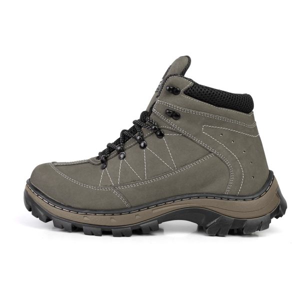 Bota Adventure Casual Couro Nobuck Hiking Extreme Bell Boots - 900 - Grafite