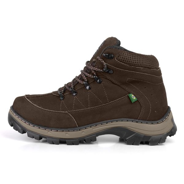 Bota Adventure Casual Couro Nobuck Hiking Extreme Bell Boots - 900 - Café