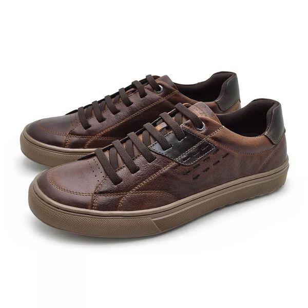 Tênis Sapatenis Masculino DIfranca 07301-2632 - Brown 