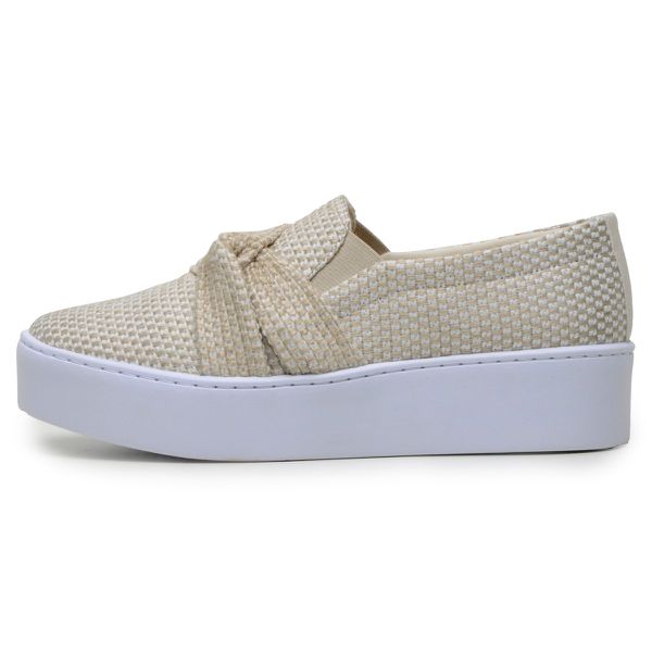 Tênis Feminino Slip On Vegano DIfranca 1115 - Juta Bambu 