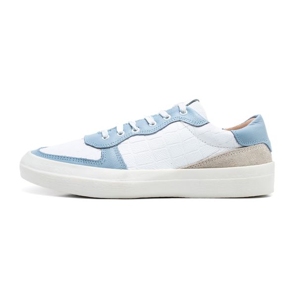 Sapatênis Casual Feminino Branco Couro DIfranca - 2041 