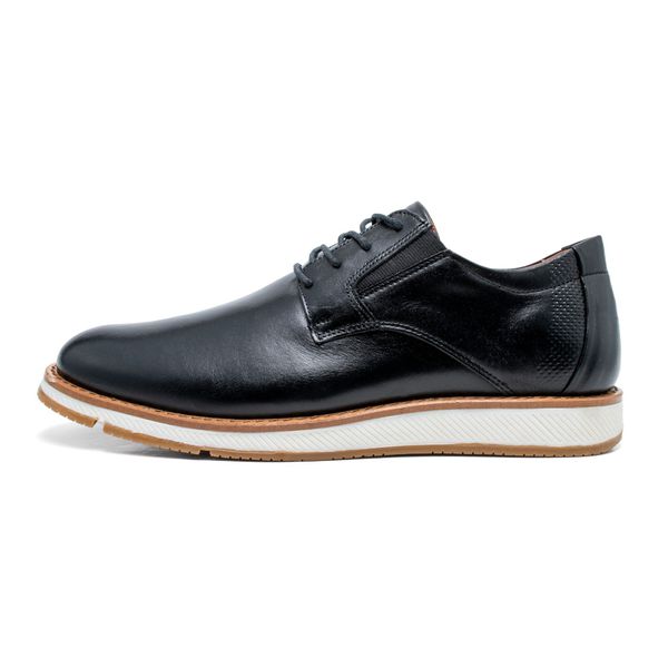 Sapato Casual Masculino Oxford Preto Couro DIfranca - 155