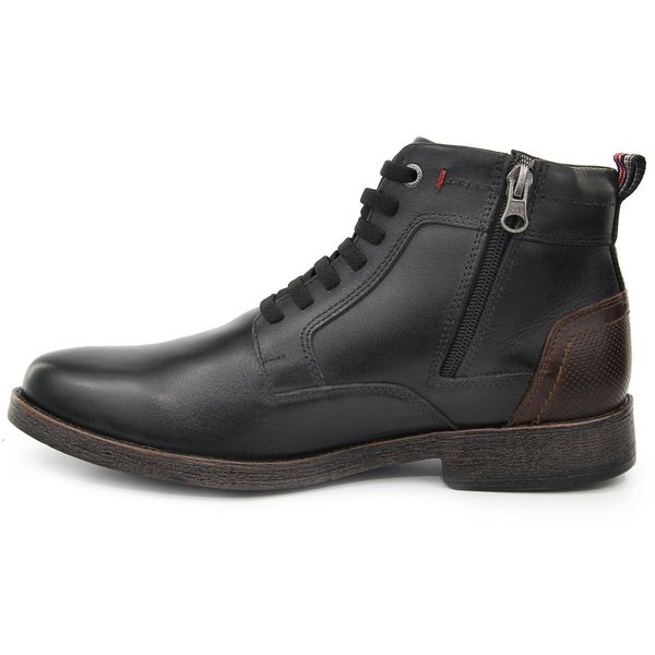 Bota Casual Masculino Preto Couro DIfranca - 054