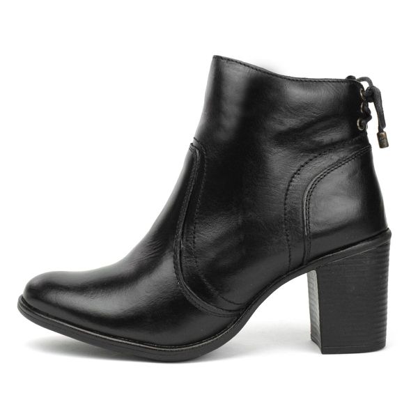 Bota Feminina Regina Preto Couro DIfranca - 9033