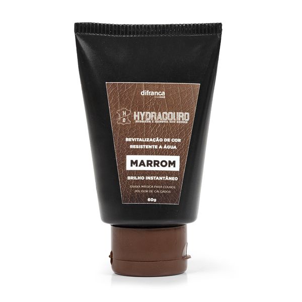 Creme Hidratante e Revitalizador de Couros - Marrom 60g