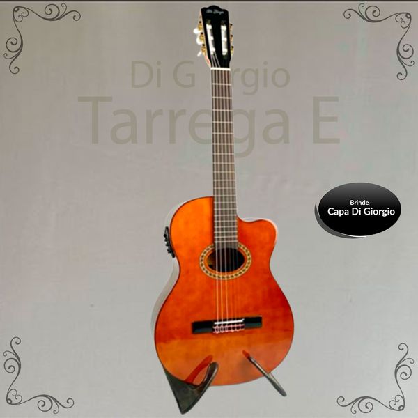 Violão Di Giorgio TarregaE - Nylon, Eletroacústico, Clássico