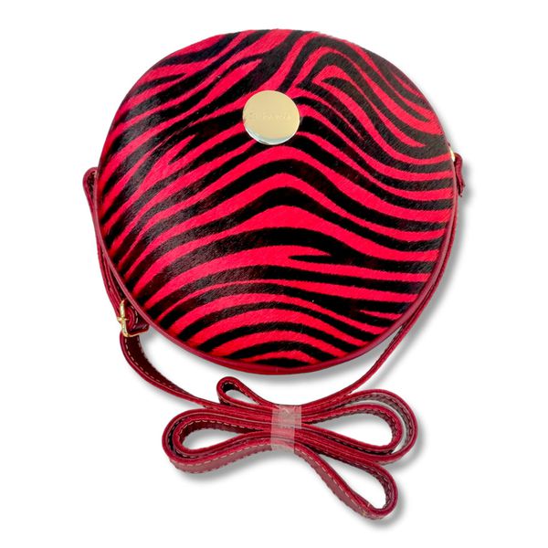 Bolsa pequena Saara Vermelho Zebra