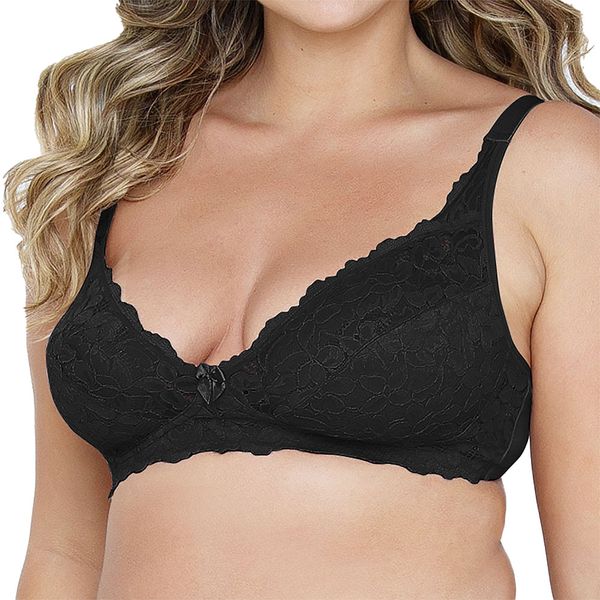 SUTIA ANATOMICO RENDADO PRETO