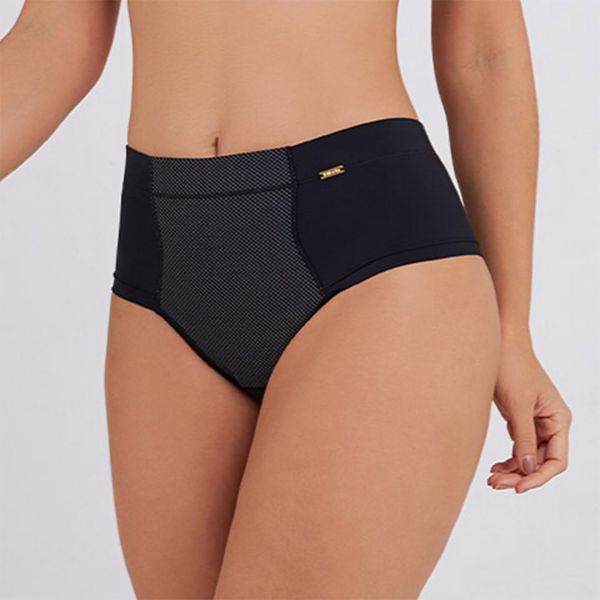 CALCINHA LATERAIS CONFORT ZERO BARRIGA PRETO