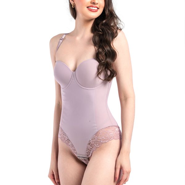 BODY MODELADOR TQC ZERO BARRIGA SELECT ROSA RETRO