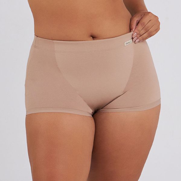 CALCINHA BOXER ZERO BARRIGA ECO CHOCOLATE