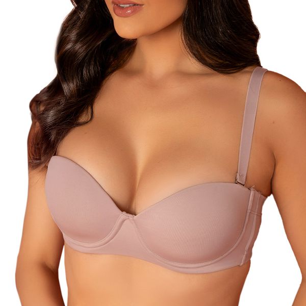 SUTIÃ COM BOJO BUSTIÊ PLUS ROSA RETRO