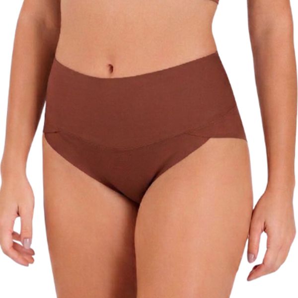 CALCINHA FAIXA MARROM OCRE