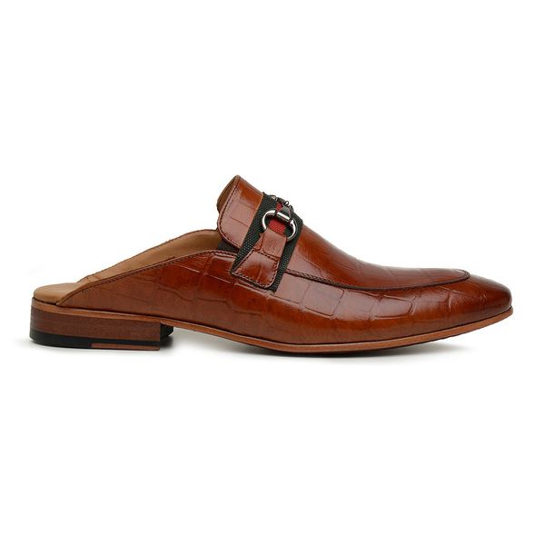 Slipper Mule Horsebit Pinhão