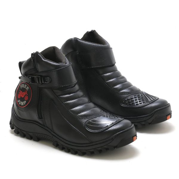 Bota Motoqueiro Free Jump 100 Couro VWABOOTS