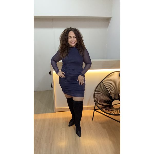 VESTIDO TULE MARINHO - DIVAS VOGA