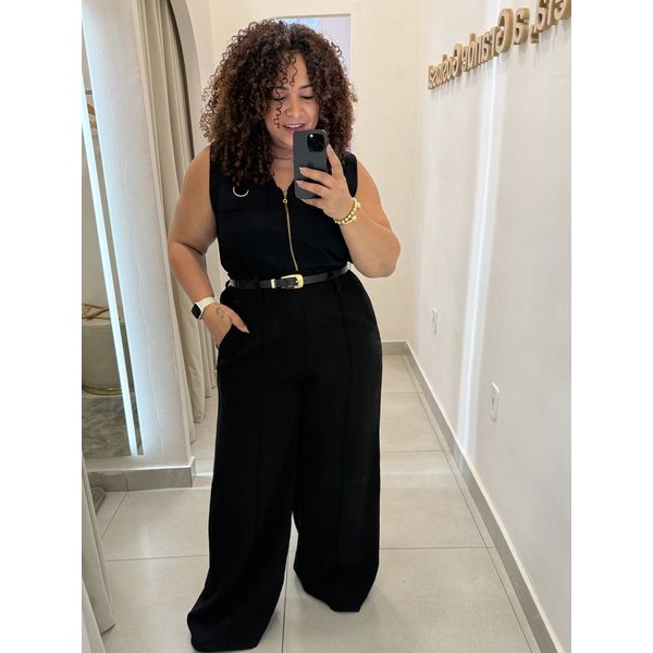 CALÇA PANTALONA FLÁVIA - PRETA 