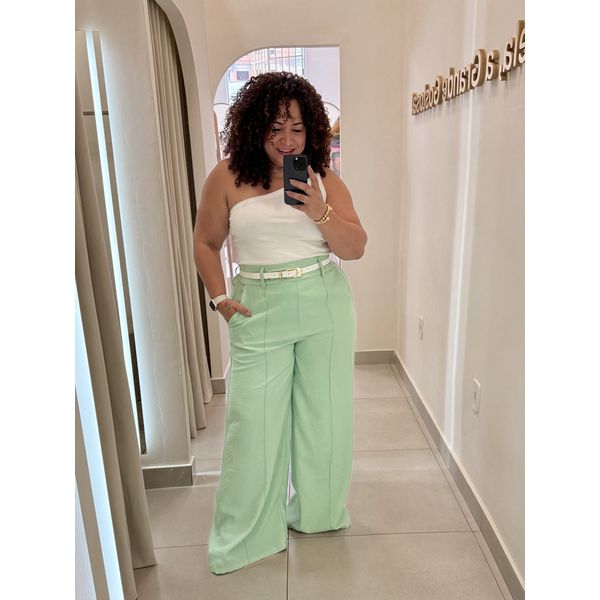 CALÇA PANTALONA FLÁVIA - VERDE