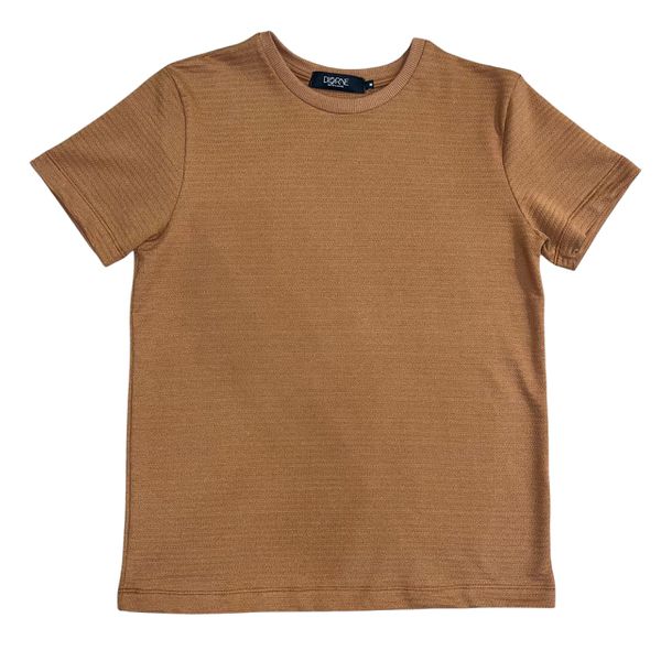 T-SHIRT MASCULINA BASICA - OCRE