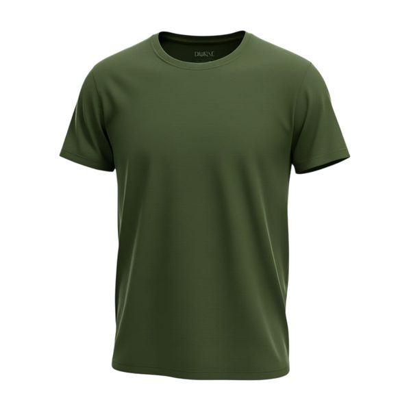 BÁSICA MASCULINA ALGODÃO EGÍPCIO - MILITAR