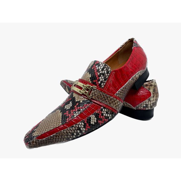 Sapato couro de cobra masculino discount