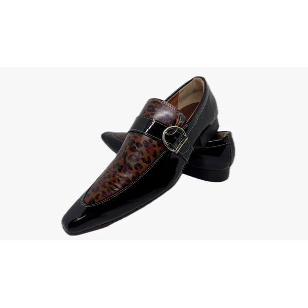 Sapato Masculino Italiano Em Couro Marrom Ref: D896