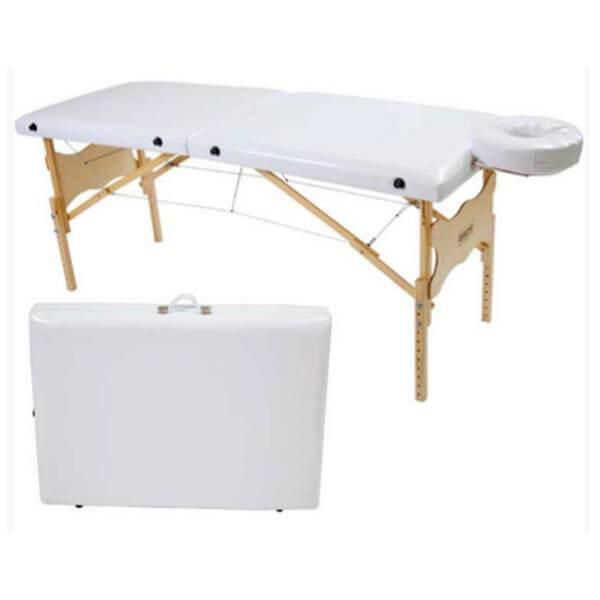 Antares Branca - Maca Portátil para Massagem