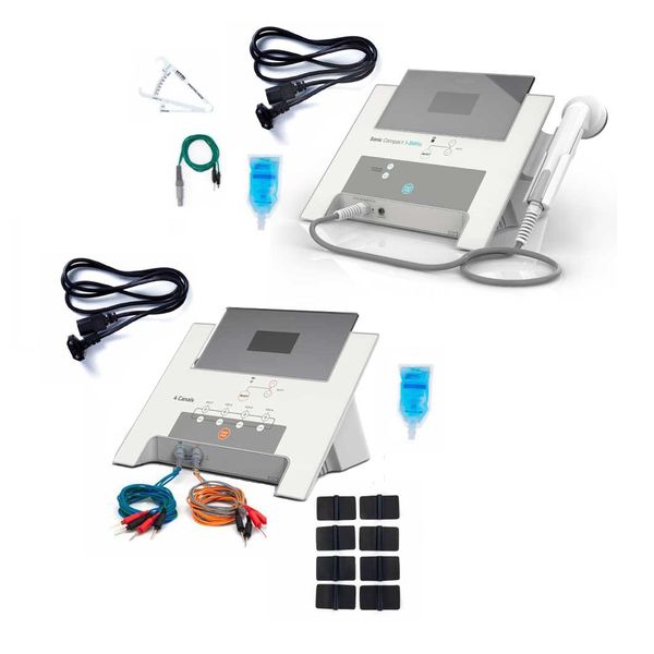 Sonic Compact 1 e 3mhz + Stimulus Physio 4 Canais - HTM