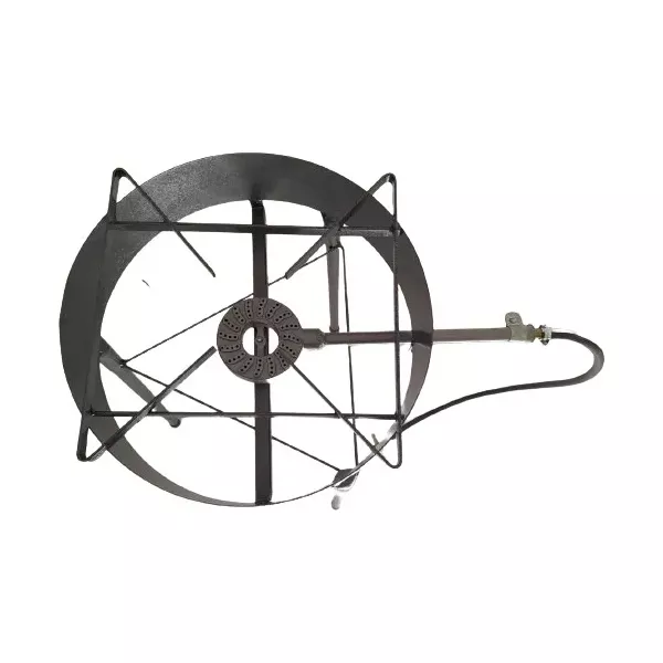 Fogão Disco de Arado 40 cm com Queimador Ferro Fundido 14 cm