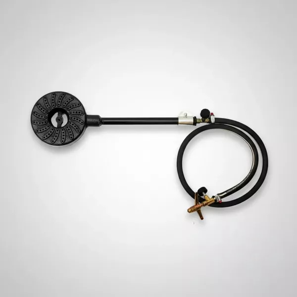 Queimador Alta Pressão 14cm Ferro Fundido Distrel + Registro