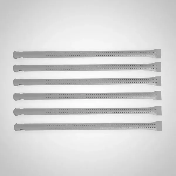 Tubo Queimador a Gás Forno Lastro Guilhotina 50cm Kit 6 Un