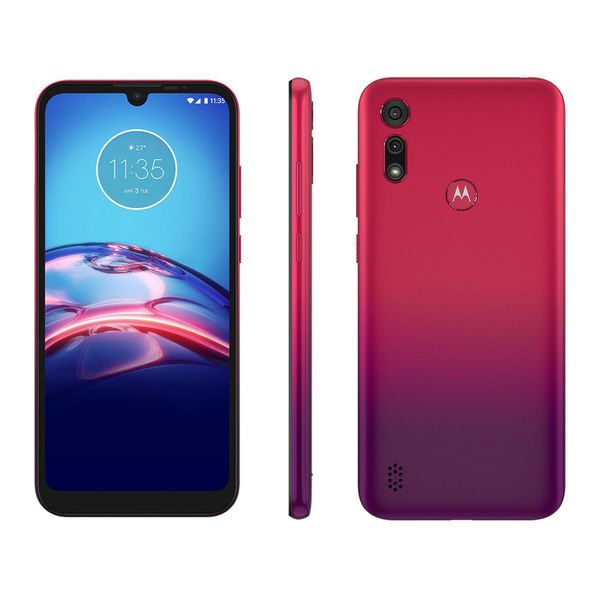 Smartphone Motorola Moto E6S 64GB Vermelho Magenta - 4GB RAM