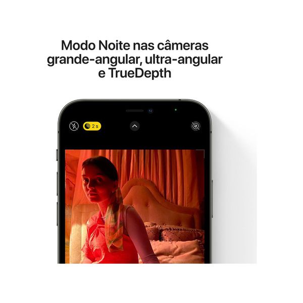 iPhone 12 Pro Apple 128GB Grafite 6,1” - Câm. Tripla 12MP