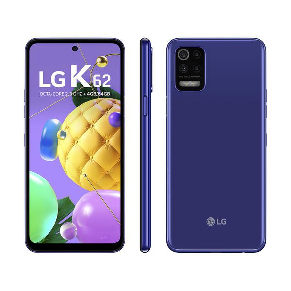  LG K62 64GB Azul 4G 4GB RAM Dual Chip