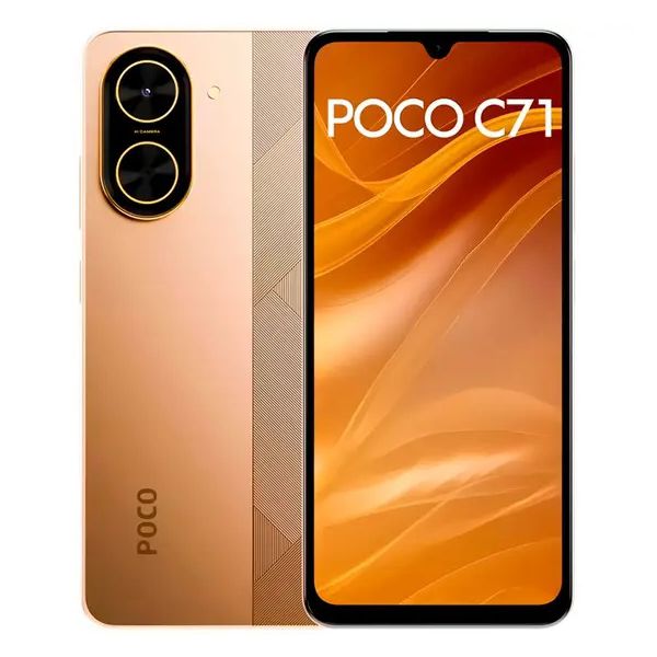 XIAOMI POCO C71 128GB 4GB RAM DOURADO