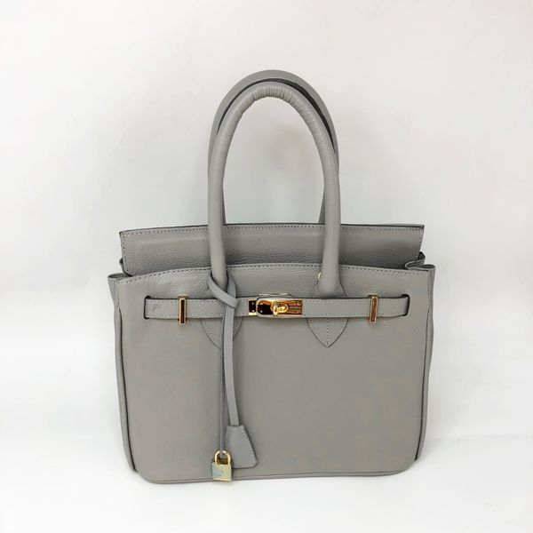 Bolsa Mafe 30 Cinza Claro C/ Dourado 