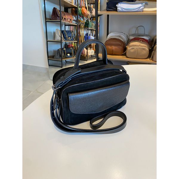 Bolsa Lorena Camurça Preta