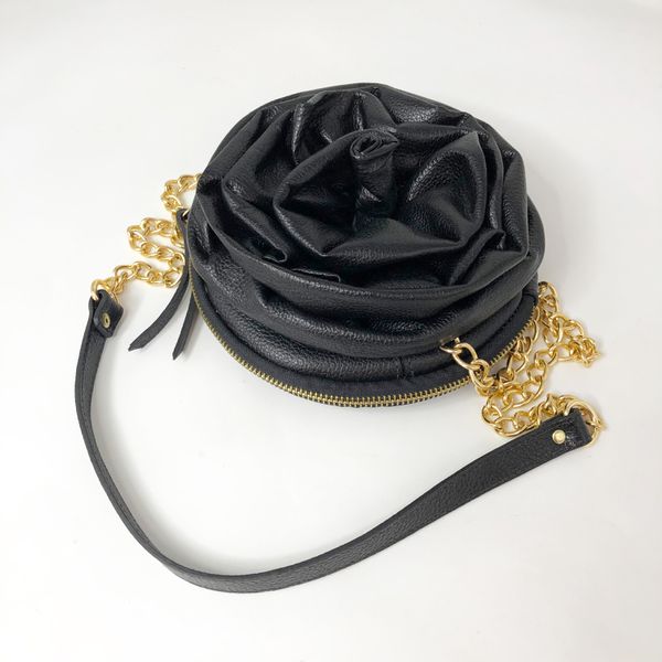 Bolsa Flora Preta 