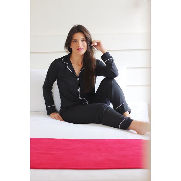 Pijama Homewear Longo Preto