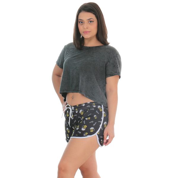 Short Praia Feminino Cerveja Chopp
