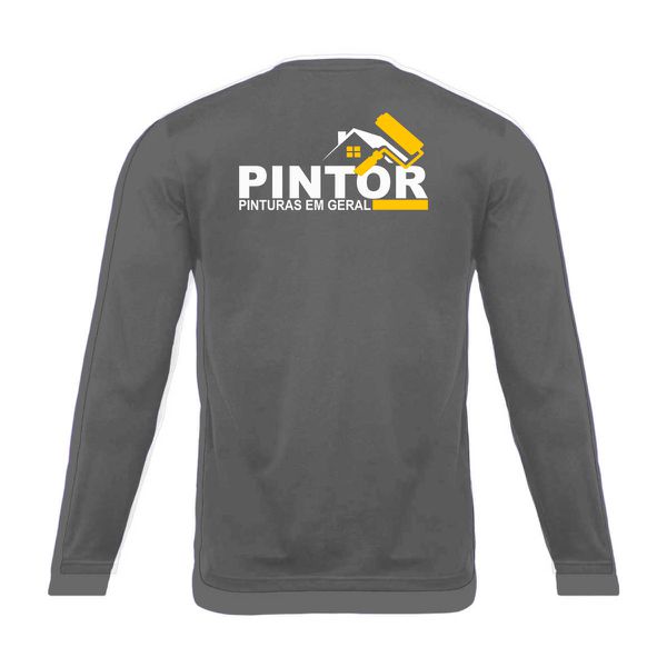 Camiseta Manga Longa Uniforme para Pintor