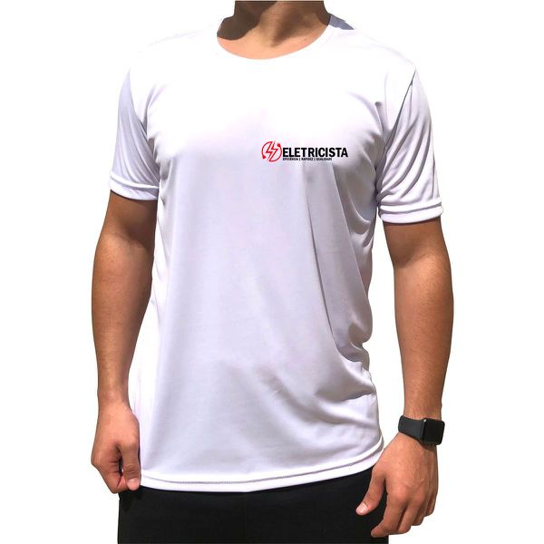 Camiseta Uniforme para Eletricista Branco