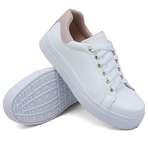 Tênis Casual Pietra Sola Baixa DK Shoes Branco