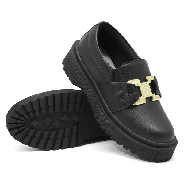 Tenis oxford shop dourado