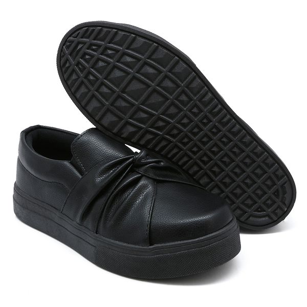 Tenis slip on todo preto sales