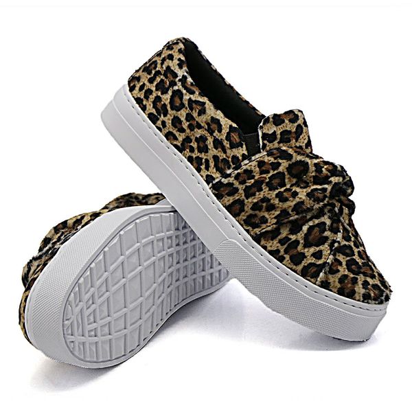 Tênis Iate Slip On Nó Frontal DK Shoes Onça
